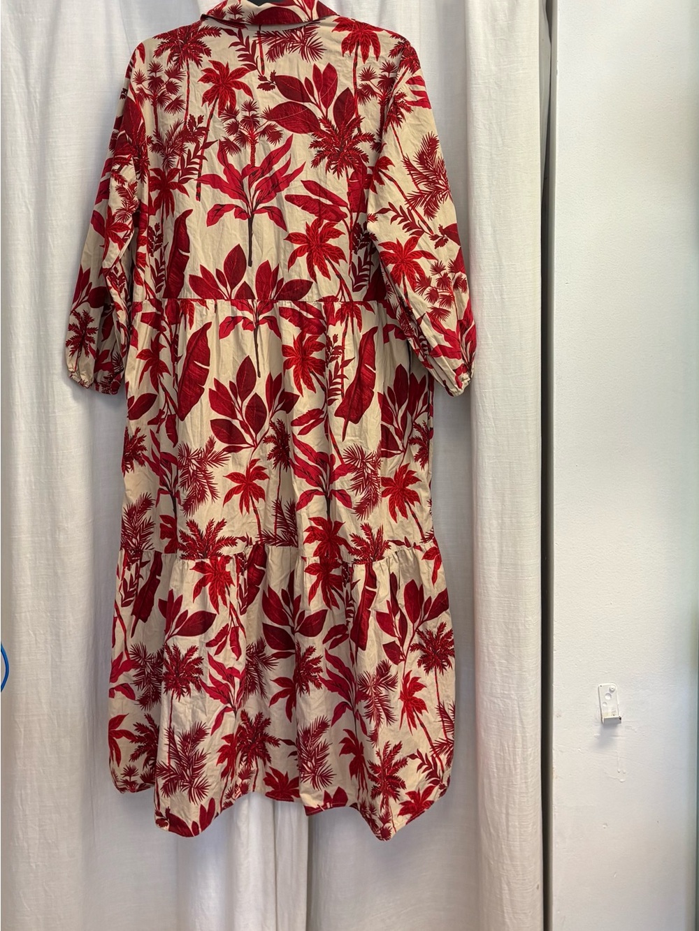 Maeve The Bettina Tiered Shirt Dress Anthropologie - Picture 6 of 11